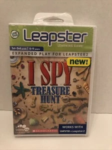 Leap Frog Leapster Learning Game Scholastic I SPY Treasure Hunt Factory Sealed - Picture 1 of 11