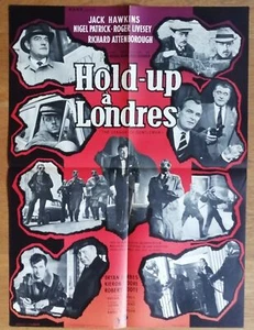 HOLD-UP A LONDRES jack hawkins affiche cinema originale 80x60 - Photo 1/1