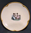 Jouet antique de fête de thé pour enfants assiette en porcelaine Jaeger & Co. Louise Bavière
