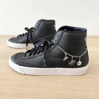 Nike Womens Blazer Mid '77 LX Lucky Charms Sneakers & Pendants Size US 10 Black - image 1 of 4