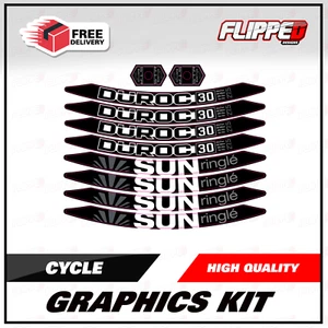 Sun Ringle DJ 30 27.5 Duroc Cycle MTB Rim Wheel Stickers Decals Graphics - Picture 1 of 1