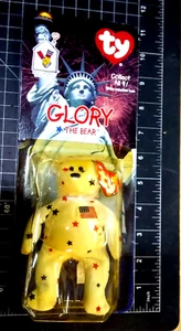 Ty Beanie Babies Glory the Bear Plush Toy with error -brand new! Free Shipping! - Foto 1 di 5