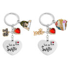 `Taylor Swift Keyring I'm A Swiftie Key Chain Taylor Merch Gifts Keyring for Fan
