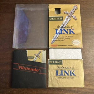 Zelda II: The Adventure of Link (Nintendo NES) Complete - Tested - Authentic - Picture 1 of 14