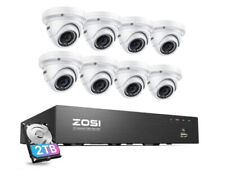 ZOSI 5MP PoE Security Camera System H.265+ Home Outdoor Motion Detection 2TB
