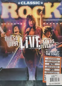 CLASSIC ROCK MAGAZINE "THE 50 BEST LIVE BANDS EVER" 5/2008 ISSUE #118 - Picture 1 of 1