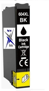 NonOEM Ink Cartridges 1 BLACK for Epson 604XL XP-2200 XP-2205 XP-3205 WF-2910DWF - Picture 1 of 1