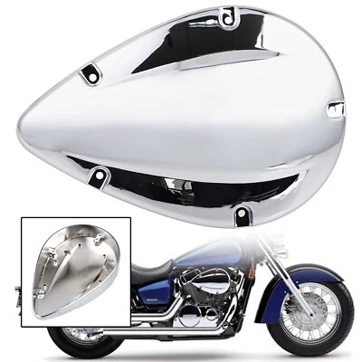 Chrome Right Intake Air Cleaner Cover For Honda Shadow Aero 750/RS 750 VT750RS Foto 1 de 4