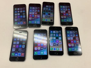8X - Apple Iphone 5S Space Grey Unlocked 16GB IOS Smartphone - JOBLOT - WORKING - Picture 1 of 4