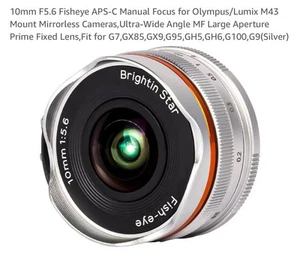 Brightin Star 10mm F5.6 Ultra-wide Fisheye lens - Picture 1 of 3