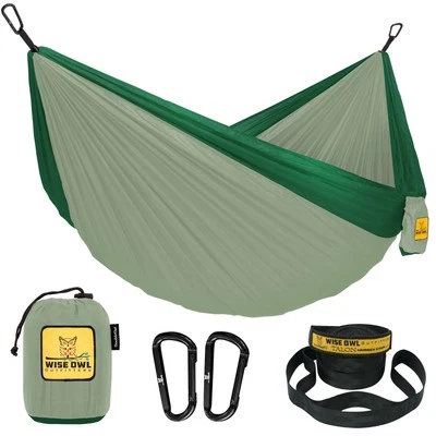 Camping Hammock - Camping Essentials, Portable Hammock w/Tree Straps Up to 40... - Image 1 of 4