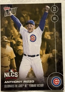 2016 TOPPS NOW ANTHONY RIZZO CELEBRATES CUBS NL PENNANT VICTORY BON-6 GOLD - Picture 1 of 2