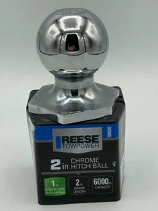 Reese 7008300 Interlock Hitch Ball Chrome Steel 2" - Foto 1 di 5