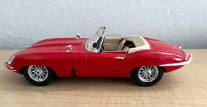 Burago Special Collection Diecast 1961 Jaguar "E" Cabriolet Red 1:18 Italy - Picture 1 of 8