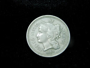 1866 3CN Three Cent Nickel - Picture 1 of 4