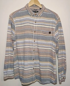 Solaris Outdoors Men's Plaid Sportshirt Long Sleeve Button Down Shirt Size LG - Picture 1 of 3