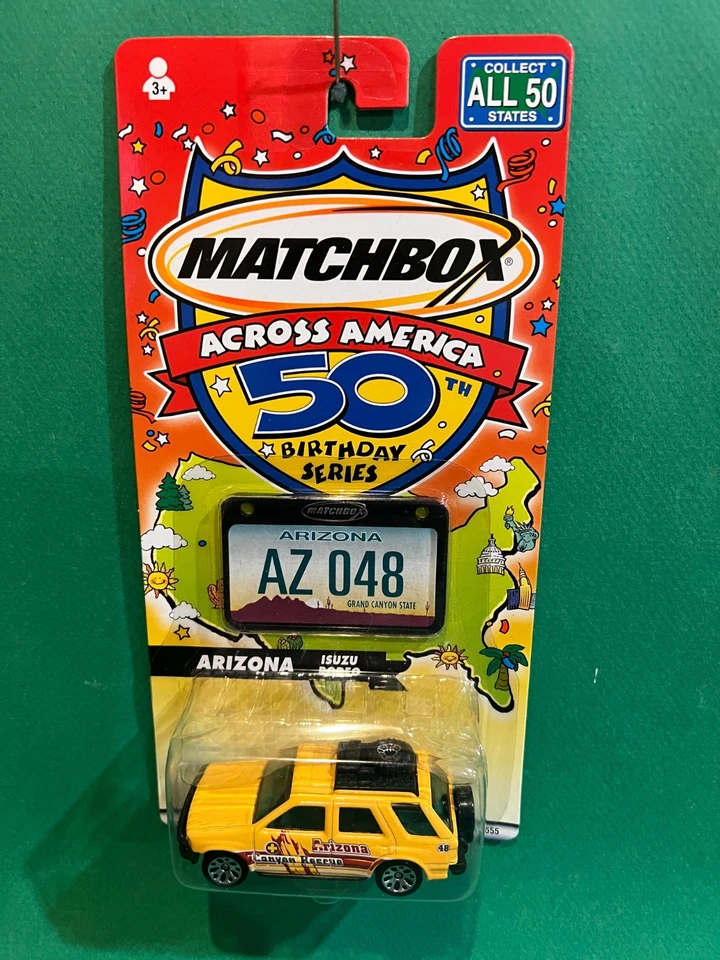 Matchbox Across America 50th Birthday Arizona Isuzu Rodeo 1/64 Diecast BX48 - Image 1 of 1
