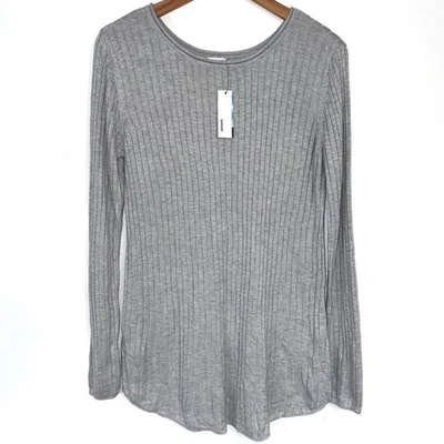 Túnica suéter semi ajustada para garagem nova com etiquetas ao luar mesclado tamanho grande - Imagem 1 de 4