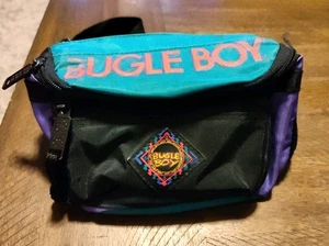 Vintage Y2K Bugle Boy Fan Pack Clip on bag 5 pockets Retro - Picture 1 of 4