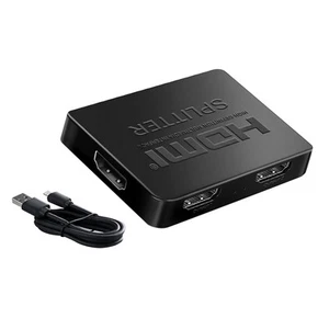 5V1A HDMI 4 Way Splitter Duplicator 1x4 Hub 1 in 4 out For Blu-Ray DVD Player - Afbeelding 1 van 12