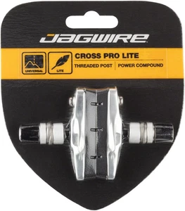 Jagwire Cross Pro Brake Shoes - Threaded Post, SRAM/ Road Compatible, Silver - Picture 1 of 1