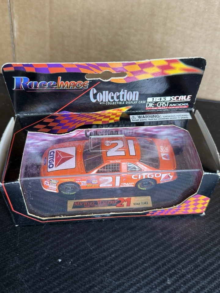 Race Image 97111 1 43 Die Cast Michael Waltrip Ford Thunderbird #21 Citgo Racing