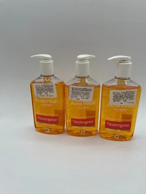 3x Neutrogena Oil-Free Acne Wash Salicylic Acid Treatment 9.1.oz Microclear EXP - Image 1 of 4