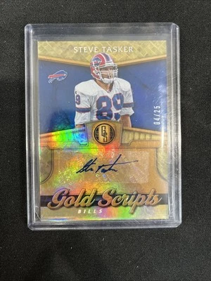 2017 Panini Gold Standard Steve Tasker #GS-ST Gold Scripts Auto /25 - Image 1 of 4