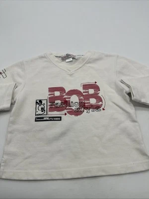 Suéter Little Bob Perro Juvenil Niño Talla 6 Logo Bordado Blanco .. #27254 Foto 1 de 4