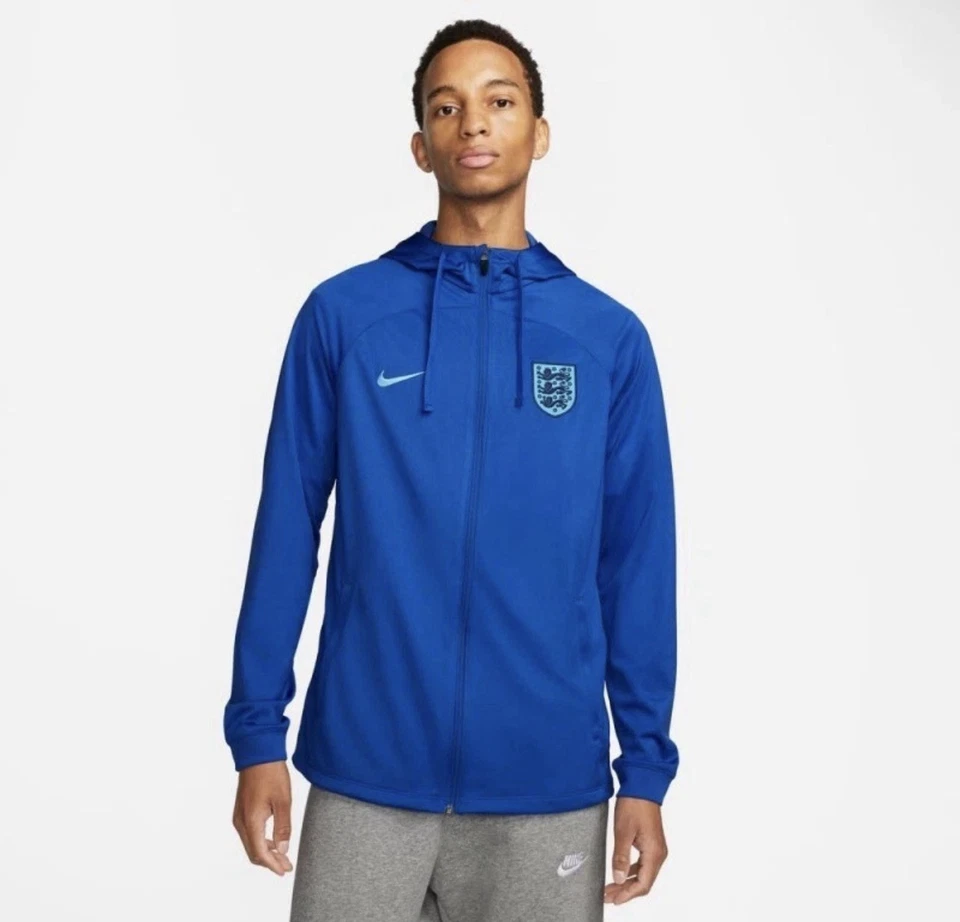 Nike Dri-Fit England National Team Strike Hooded Soccer Jacket Men XL DM9529-480
