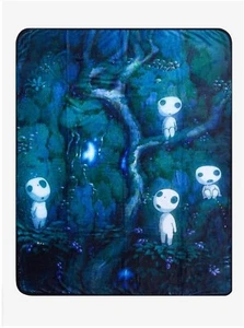 Studio Ghibli Princess Mononoke Kodama Throw Blanket - Picture 1 of 1