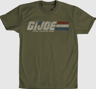 NEW! Distressed Army Green GI Joe T-Shirt Reprint Size S-4XL - Image 1 of 4
