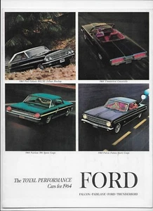 1964 Ford Falcon, Fairlane, Galaxie & Thunderbird car brochure (Canadian market) - Picture 1 of 12