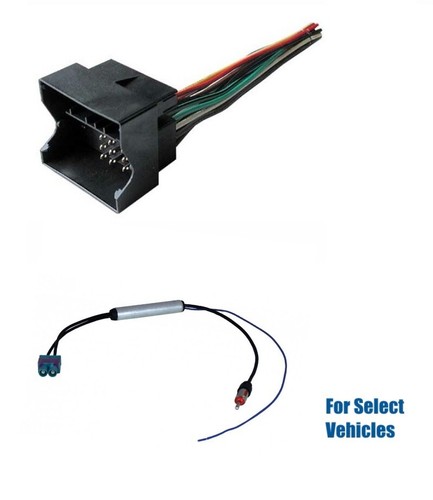 Radio Wiring Harness + Antenna Adapter Combo For Select VW / Audi Models