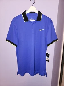 NWT Nike Dri-Fit Multicolor Short Sleeve Polo Shirt - Men's Medium - NICE! - Picture 1 of 5