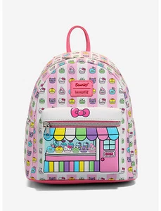 Loungefly Hello Kitty & Friends Macaron Bakery FunKon Exc. Mini Rucksack Neu mit Etikett - Bild 1 von 3