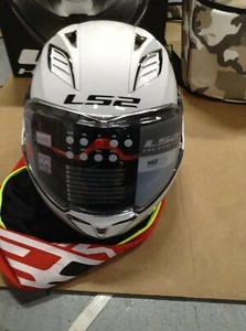 LS2 Helmet Urban Commuter Valiant 2 FF900 SOLID GLOSS WHITE SMALL - Picture 1 of 9