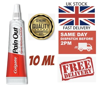 Colgate Pain Out Zahnschmerzen Zahnfleischschmerzen Zahnpflege Gel Nelkenöl Eugenol