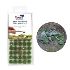 WWS Forest Ground Cover Summer 4mm Self Adhesive Static Grass Tufts x 100