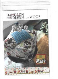 Woof Hands on Design Block Party Dogs Pincushion Cross Stitch Chart - Picture 1 of 2