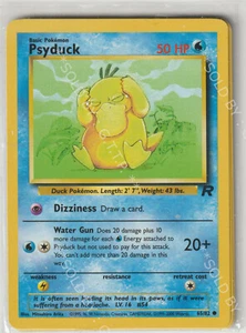 POKEMON TEAM ROCKET PSYDUCK CARD 65/82 - FREE P&P - Picture 1 of 1