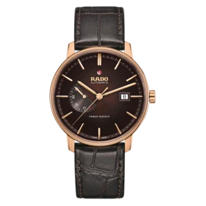 New Rado Coupole Classic Automatic Brown Dial Leather Band Men's Watch R22879325 - Picture 1 of 1