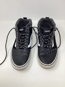Vans Ward Hi MTE Suede & Leather, Fleece Lined Men 9.0 Sneaker Black & Gray - Picture 1 of 8