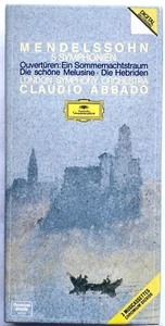 MENDELSSOHN: 5 SYMPHONIES OVERTURES 3 CASSETTES SET LONDON DEUTSCHE GRAMMOPHON - Bild 1 von 4