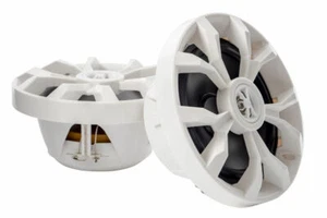 Belva BBMS65W 6,5"" 2-Wege 400 W weiß Marine Koaxial Lautsprecher UTV/ATV/Motorräder - Bild 1 von 11