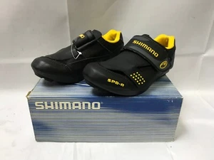 NIB! SHIMANO SH-R072Y ROAD/RACE BIKE CYCLING SHOES (Black/Yellow Size 37 USA 4.5 - Picture 1 of 7