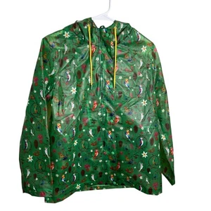 Giacca antipioggia donna Disney Parks camera Tiki incantata piccola verde con cappuccio - Foto 1 di 9