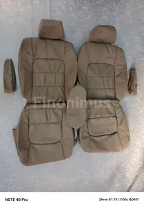 Fit for Lexus LX470 (Year: 1998-2007) Genuine Leather replacement Seat cover - Picture 1 of 4