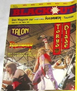 BLACKOUT - TOKYO BLADE - Das Magazin zur Tournee - Poster Heft - Sammlerstück - Bild 1 von 3