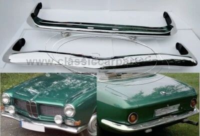 BMW 3200 CS Bertone (1962-1965) bumpers by stainless steel New - Image 1 of 4